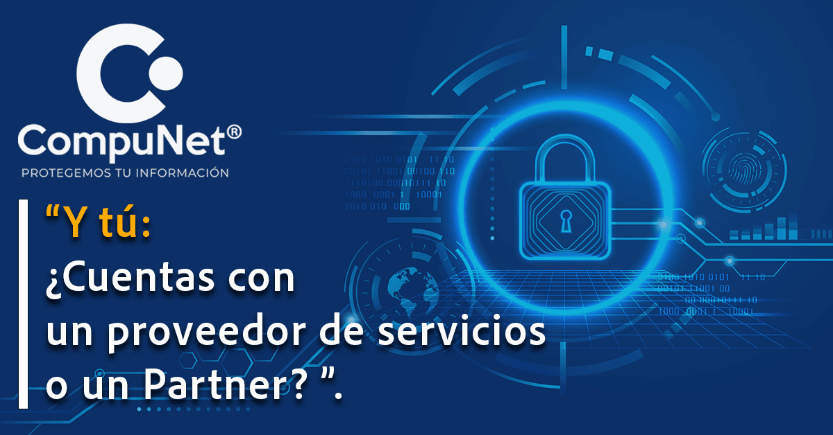 "Y tú: ¿Cuentas con un proveedor de servicios o un Partner?"